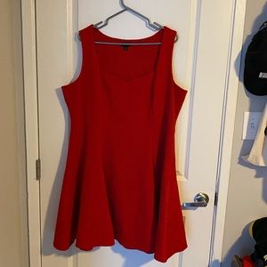 Red torrid skater dress